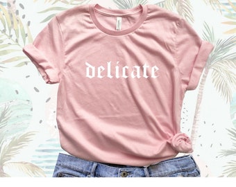 Taylor Swift Reputation Shirt. Delicate Lyrics Shirt. Taylor Swift tshirt. Taylor Swift Shake it off. Taylor Swift Big Reputation Tour Shirt