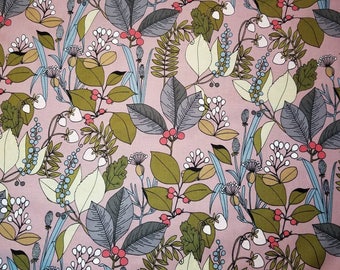 A GHASTLIE BOTANICAL in stock MAUVE Alexander Henry; half yard or yard cuts new 100% cotton quilting fabric