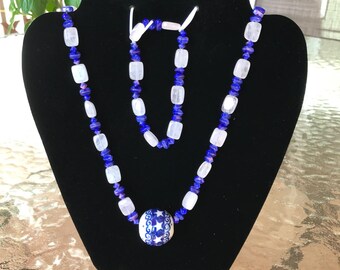 Polish Bead Necklace and bracelet