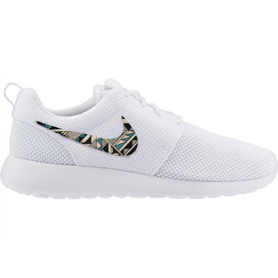 New Nike Roshe Run Custom Gray Black Green Cabo Tribal Edition Men Sizes 8 - 15 New Nike Roshe Run Custom Gray Black Green Cabo Tribal Edition Men Sizes 8 - 15