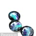 Blue Purple Dark Ocean Round Glass opal Cabochon (3 Piece,6 size option) Fantasy gem for wedding,cosplay,elven costume,steampunk jewelry