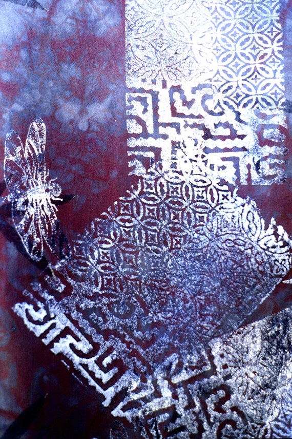 Zen Series - Dragonfly (5" x 7" photographic greeting card - blank inside/with envelope)