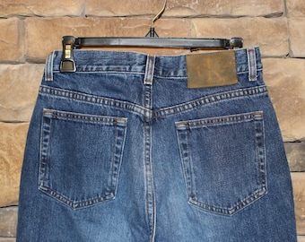 CLEARANCE Vintage Calvin Klein Jeans High Waisted Women's Size 6 Dark Wash Denim