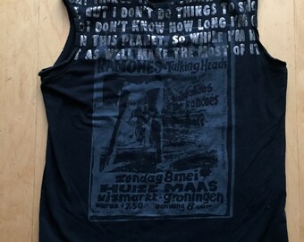 Ramones Band shirt German Graphic - (Sz-XL) CBGB PUNK hey ho lets go Commando Talking Heads Punk Flyer Joey Ramone David Byrne Tina Weymouth