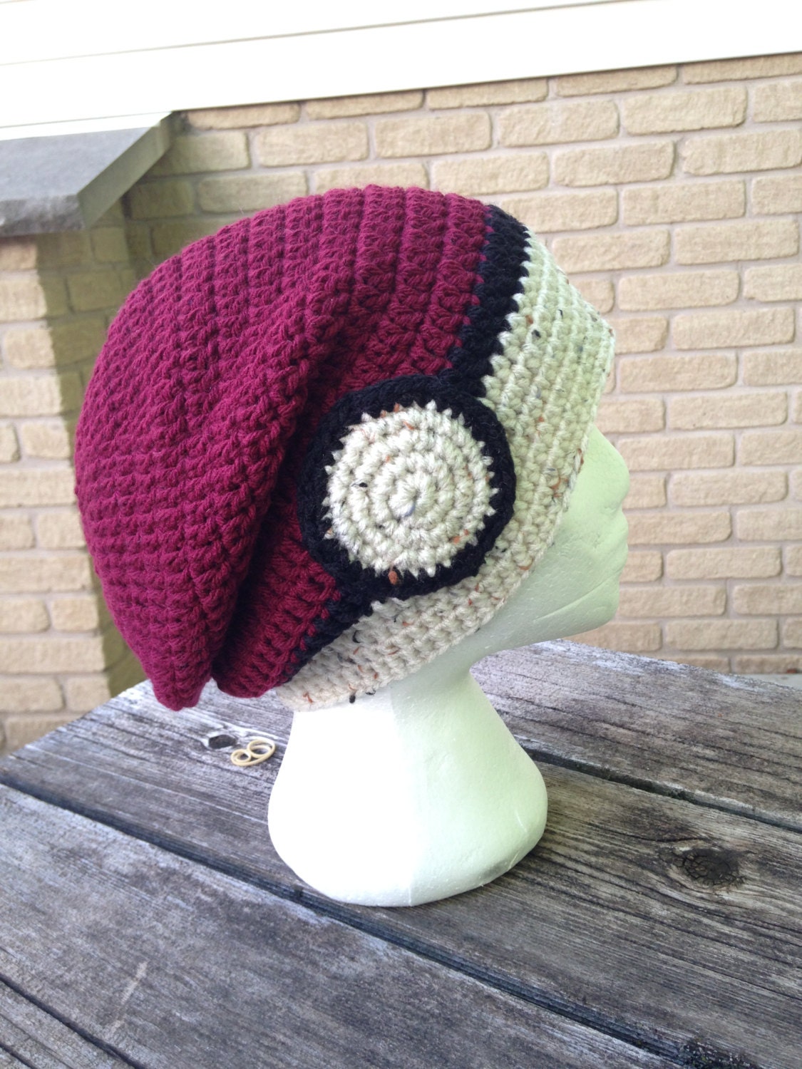 Crochet Anime Hat Beanie Slouchy Hat