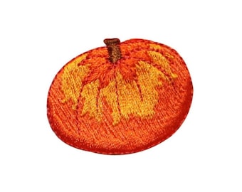ID 0799A Pumpkin Patch Halloween Fall Harvest Embroidered Iron On Applique