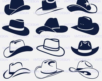 Cowboy hat svg - Cowboy hat vector - Cowboy hat clipart - Cowboy hat Digital clipart for Design or more files download svg, png, eps, dxf