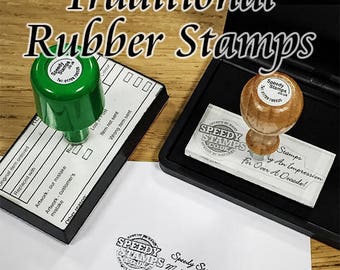 Rubber Stamp - Custom Made Rubber Stamp - Personalized Stamp - Company Stamp - Craft Stamp - School Stamp