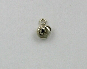 Sterling Silver 3-D Yoyo Charm