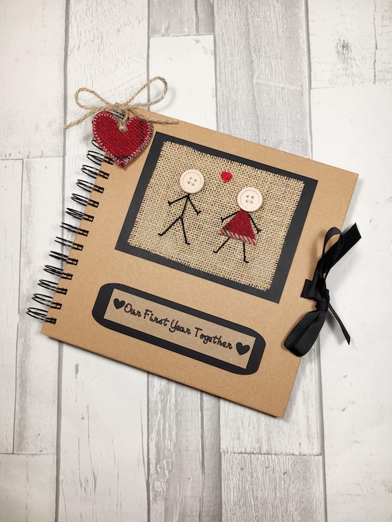 our first year scrapbook photo album 1st anniversary gift