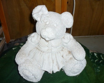 Patch Pal Girl Bear Bank Ready to Paint