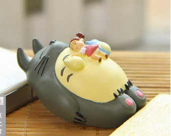 My Neighbor Totoro Studio Ghibli Resin Miniature Vinyl toy Figure miniature terrarium, pendant, phone charm, Fairy Garden DIY craft supply