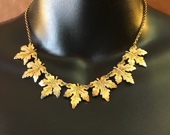 Maple Leaf Necklace