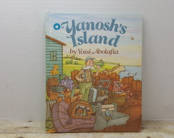Yanoshs Island, 1987, Yossi Abolafia, vintage kids book