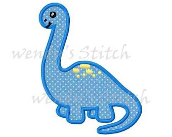 dinosaur applique machine embroidery design digital pattern instant download