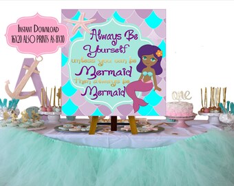 Mermaid printables | Etsy