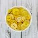 50 Mixed Yellow Buttons ~ Pack of 50 Buttons