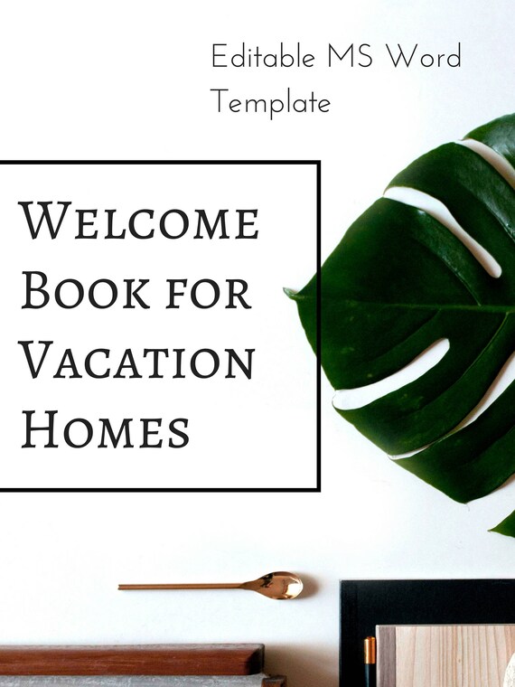 welcome book template