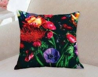 Bouquet/ floral art pillow
