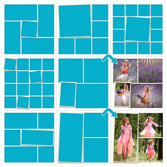 Photo collage Vector