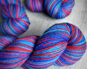 4-colour self-striping sock yarn