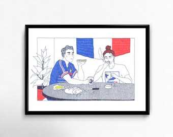 Le matin d'avant - giclée print