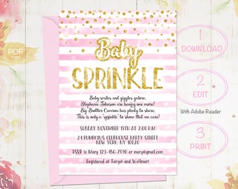 Sprinkle invitation | Etsy