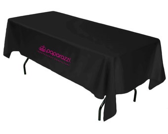 Black Paparazzi Tablecloth