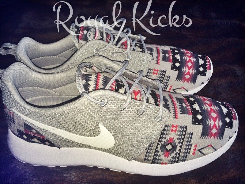 tribal print nike shoes