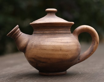 Rustic teapot gift|for|parents Earthy tea pot Pottery teapot Ceramic teapot Christmas gift Xmas gift Gift for mom Mother gift Anniversary
