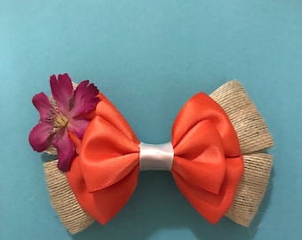 Moana Inspired Hair Bow