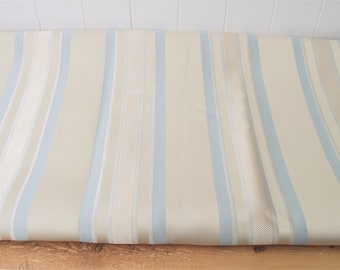 Laura Ashley Fabric Remnant, Stripe Duck Egg Blue Fabric, Soft Furnishings Material, Sewing Projects, Crafts Material, Forbury Stripe Fabric