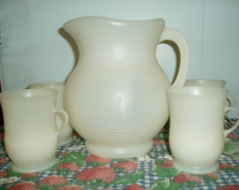 Kool Aid Pitcher with Four Cups