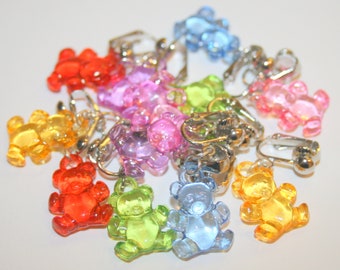 Earrings translucent Cubs child