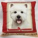 Westie Gifts, Westie Pillow, Decorative pillow