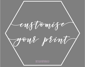 Custom Edited Print