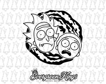 Rick and Morty Portal Decal