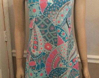 Super groovy cute 70's dress by Cassee size 6