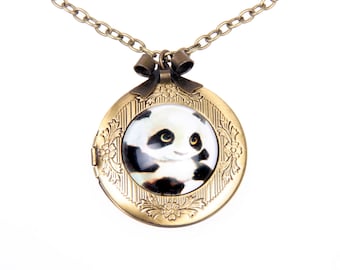 Panda Necklace, Panda locket, 2020m