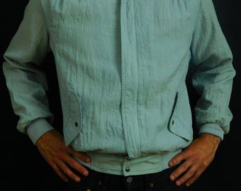 Members Only Jacket 1980's Rare Nylon Crinkle Members Iconic