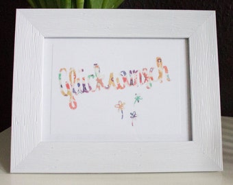 Postcard "Congratulations"