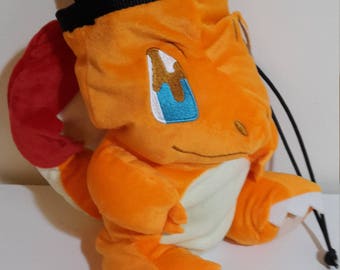 Rock Climbing Chalk Bag made from a child's plush toy
