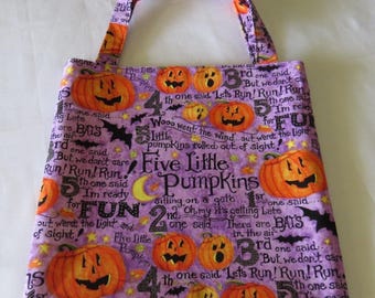 Halloween Trick or Treat Bag