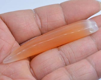 62mm Carnelian Agate Claw Pendant