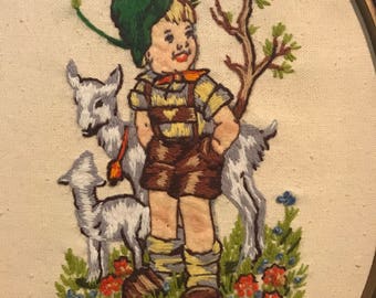 Hummel Vintage Hummel Needlepoint Vintage Needlepoint