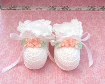 Baby Booties, Baby Boots, Crochet Baby Booties
