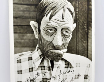 Knott's Berry Farm Ghost Town Sad Eye Joe Postcard 1960's