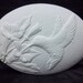 Humming brid insert ( D-1759) for welcome signs- you paint Ceramic Bisque