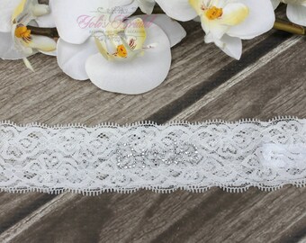 FAST Shipping!!!! Beautiful Wedding Garter with "Bride" lettering, Bridal Garter, Garter, Rhinestones Garter, Wedding Garter, Lace garter