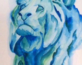 Art Institute of Chicago Right Lion PRINT